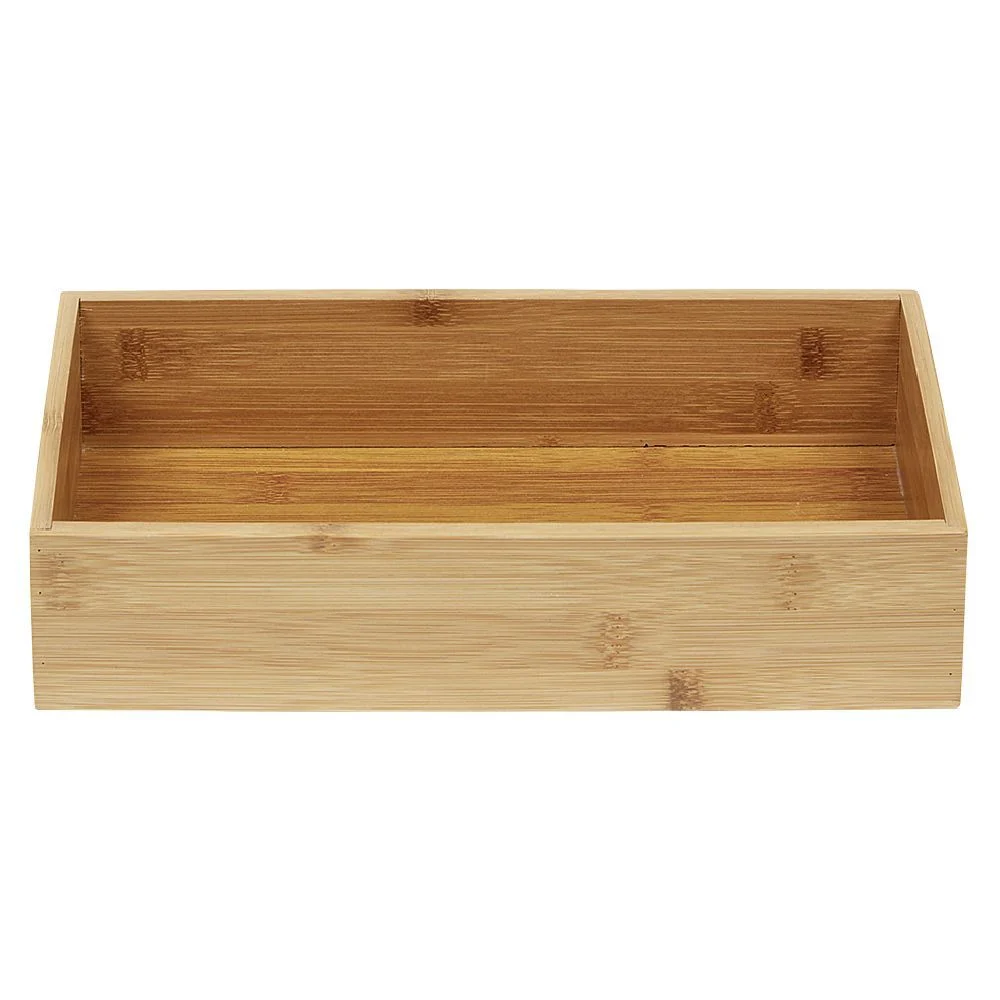 Boîte en bambou organisateur L.30xl.15xH.6,5 cm