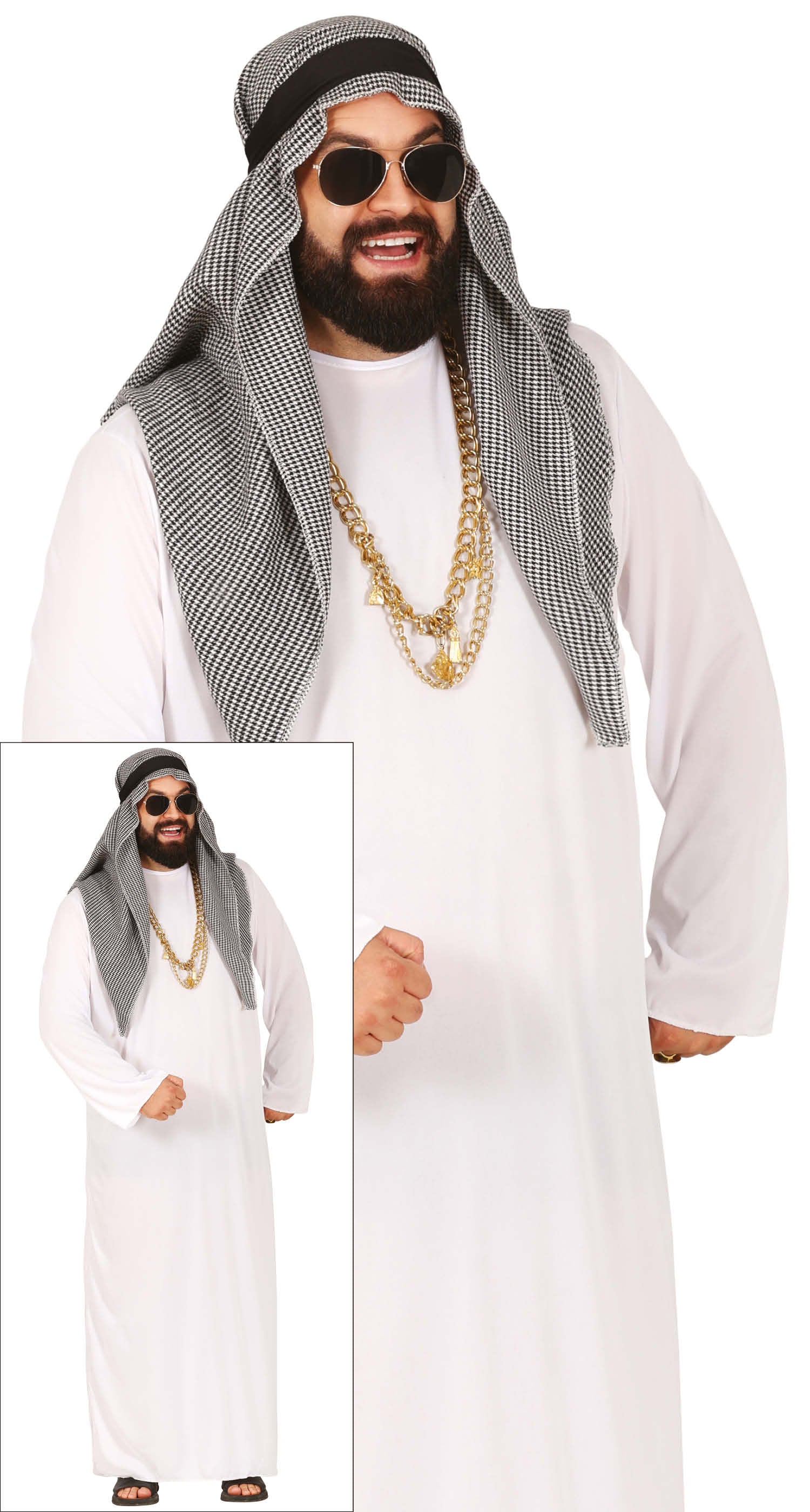 Sjeik Arabier Kostuum Heren