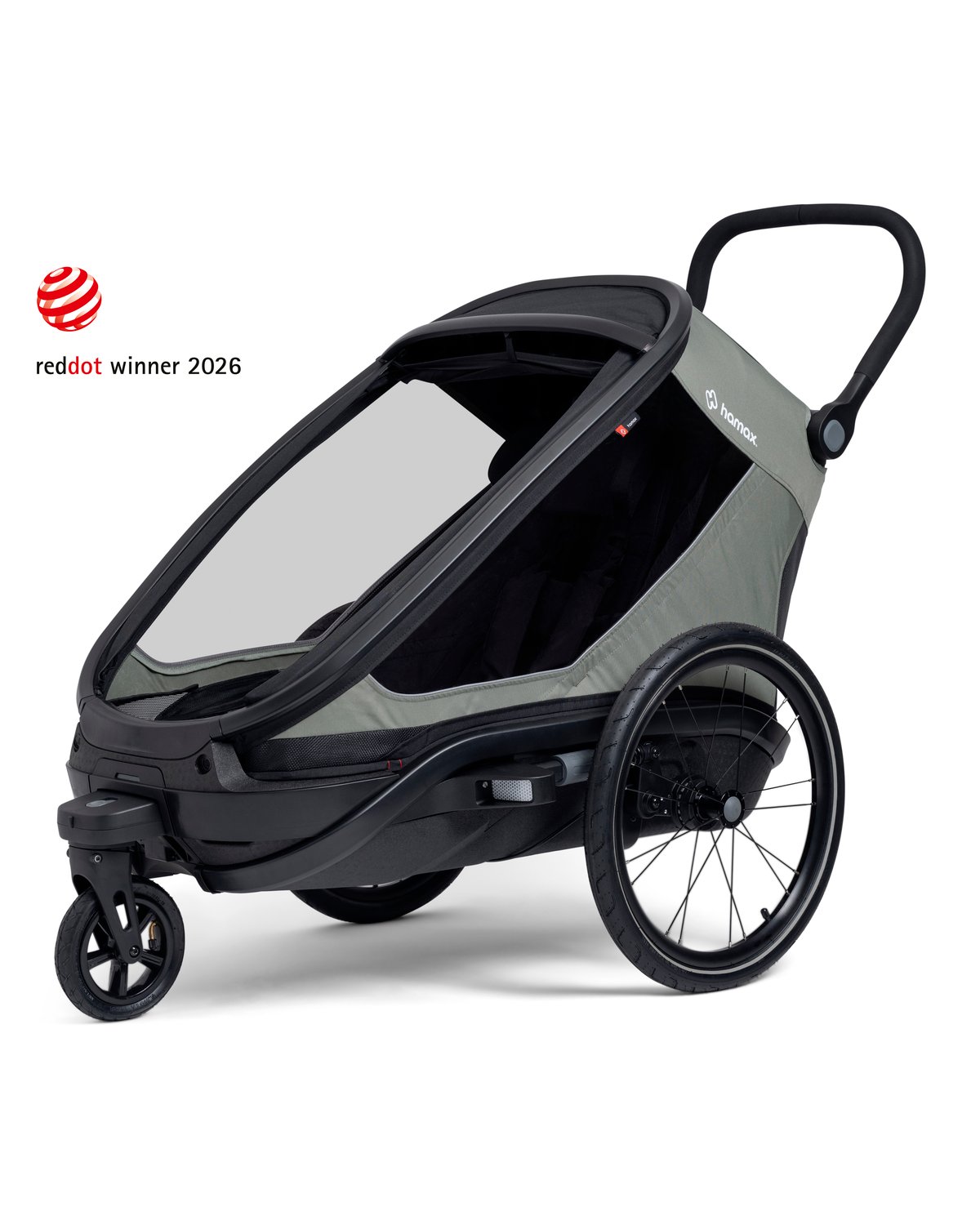 Hamax Outback Next Sykkelvogn & Barnevogn, Plass til ett barn | Enkel Bicycle Trailer