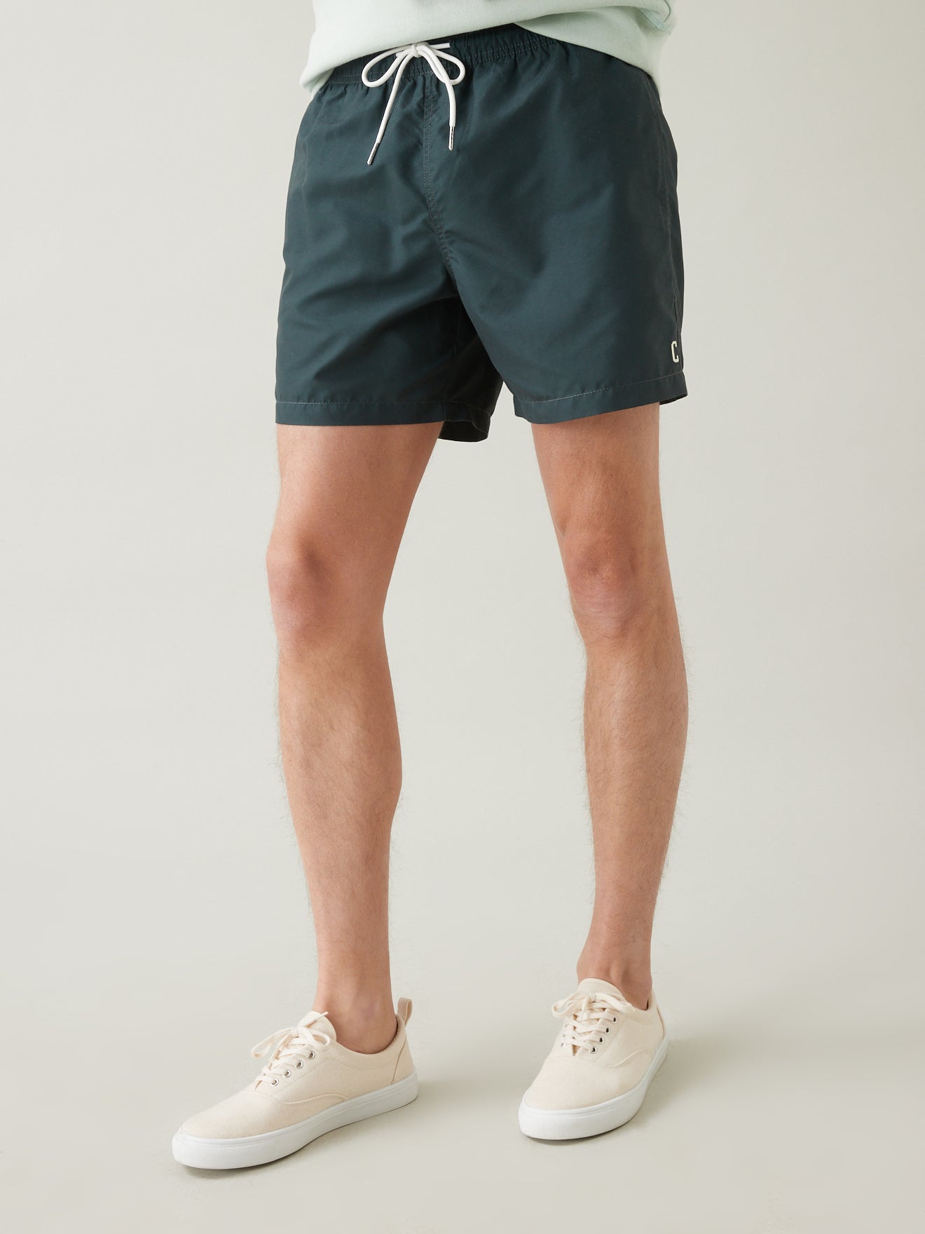 Short de bain uni homme fibre recyclée