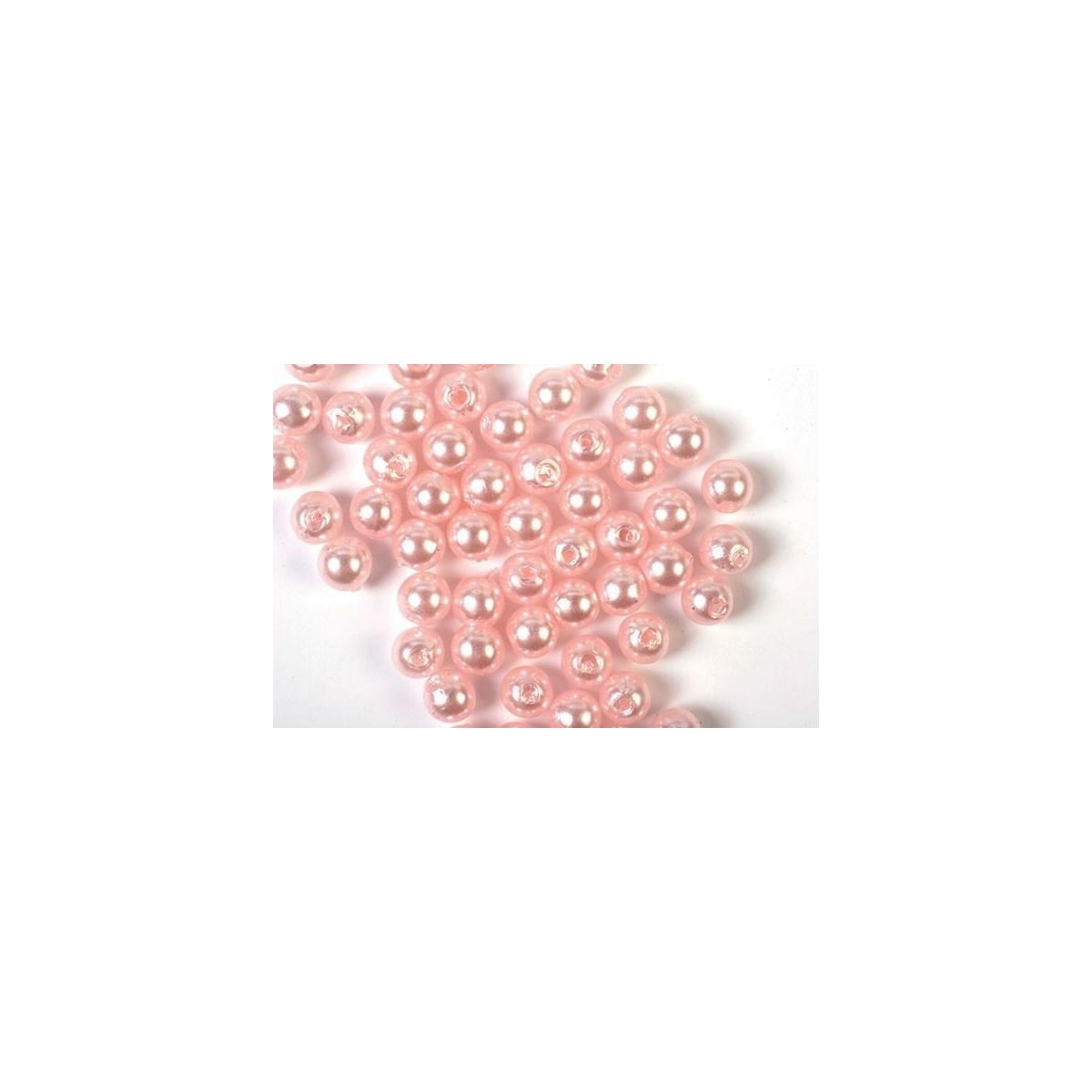 Plastpärlor 3mm 500g, Ljusrosa