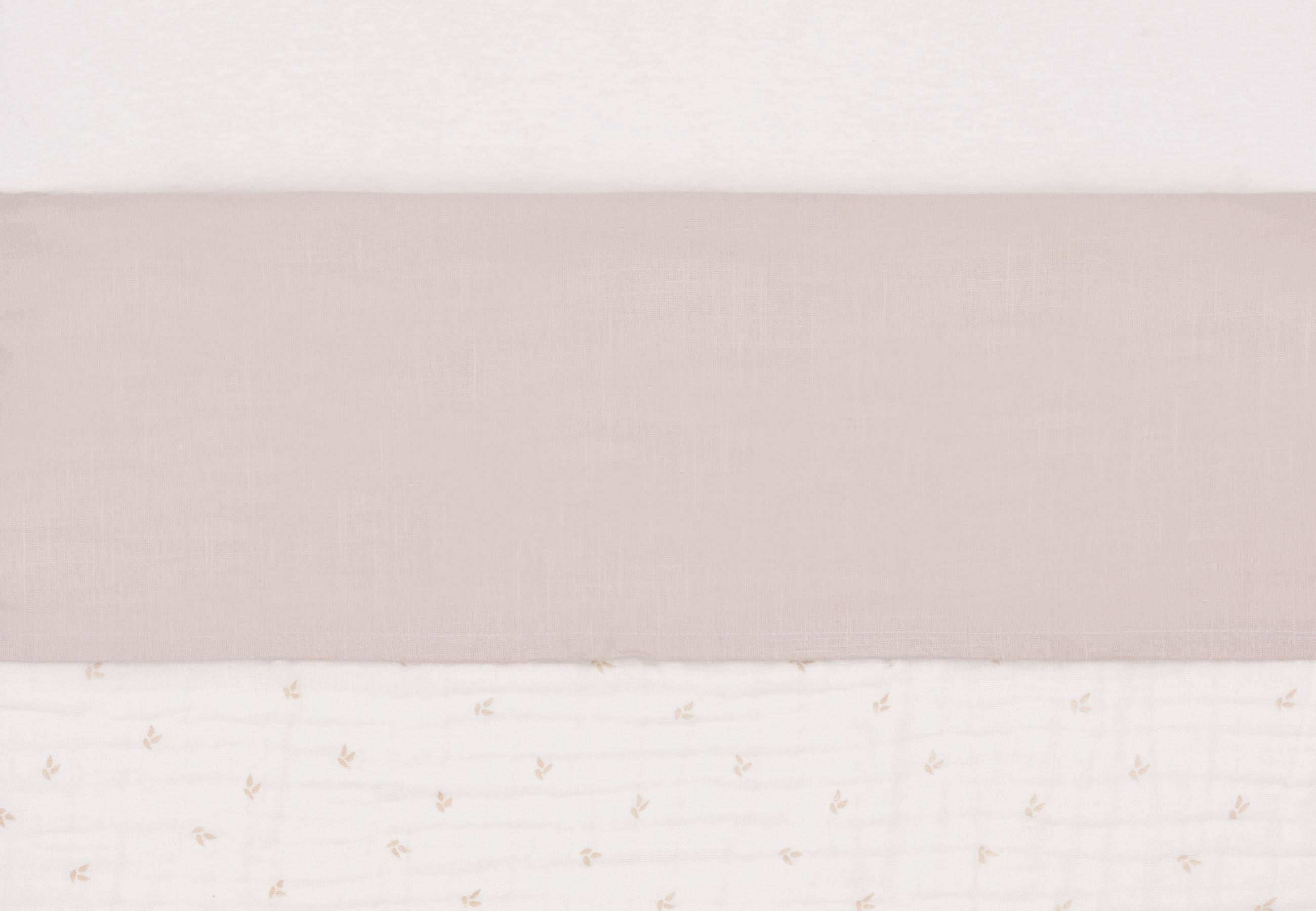 Jollein ledikant laken  Slub Nougat
