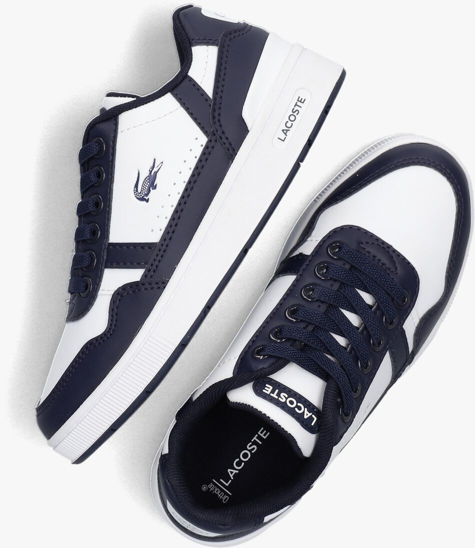 LACOSTE witte lacoste lage sneakers t-clip j