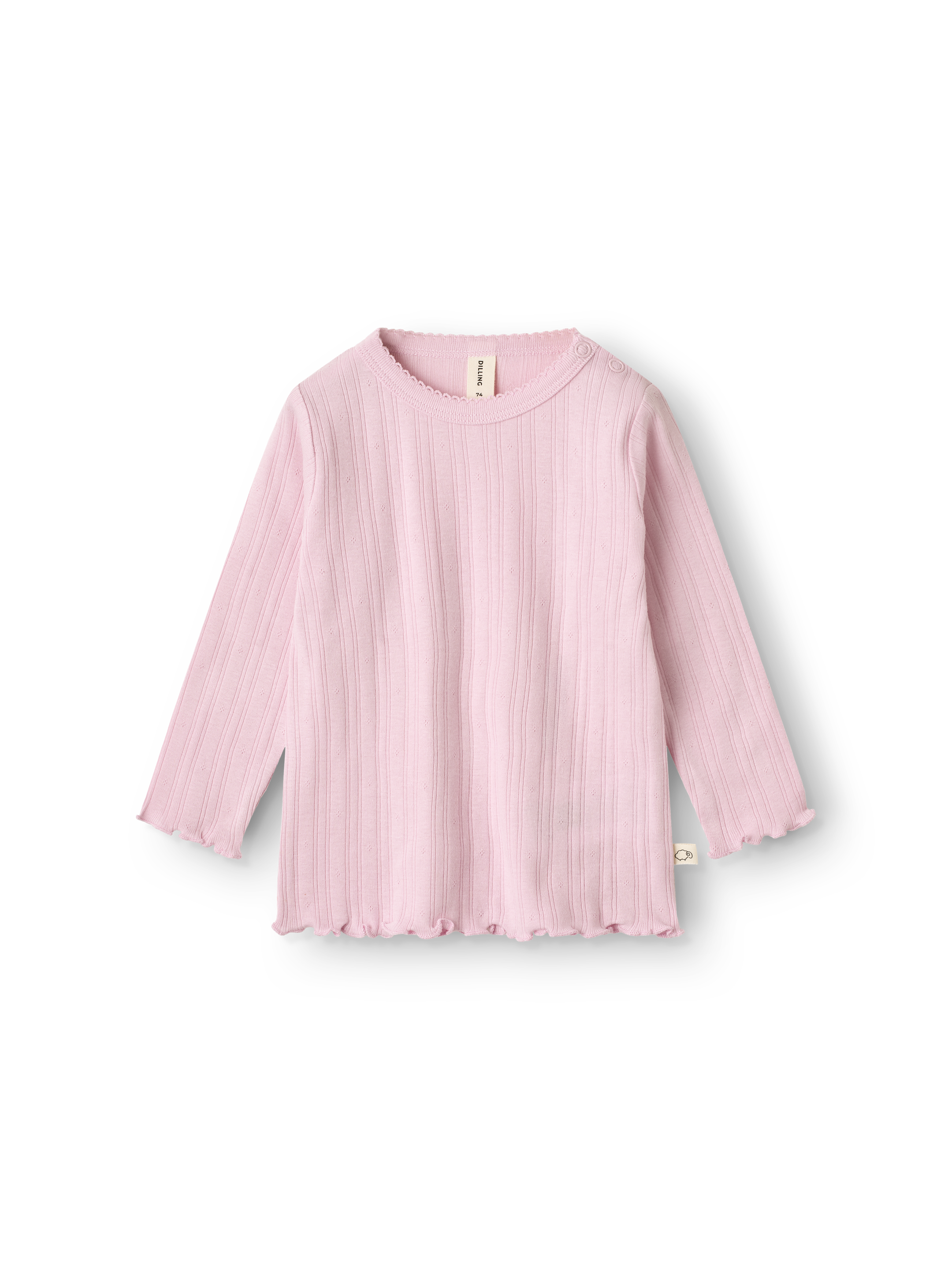 Pointelle shirt van katoen voor baby's
