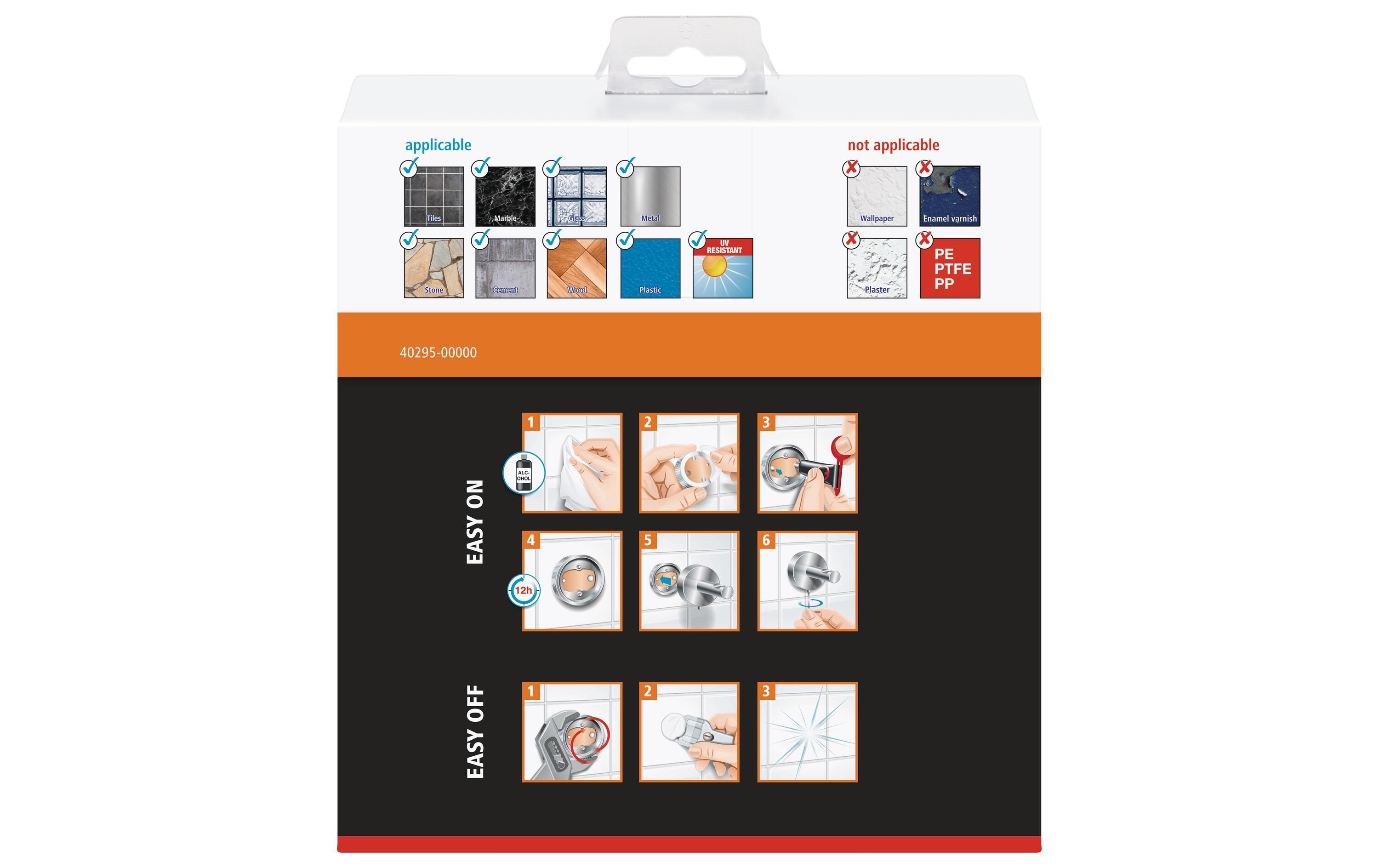 Luup Handtuchring SilberHandtuchring für Wandmontage ohne Bohren