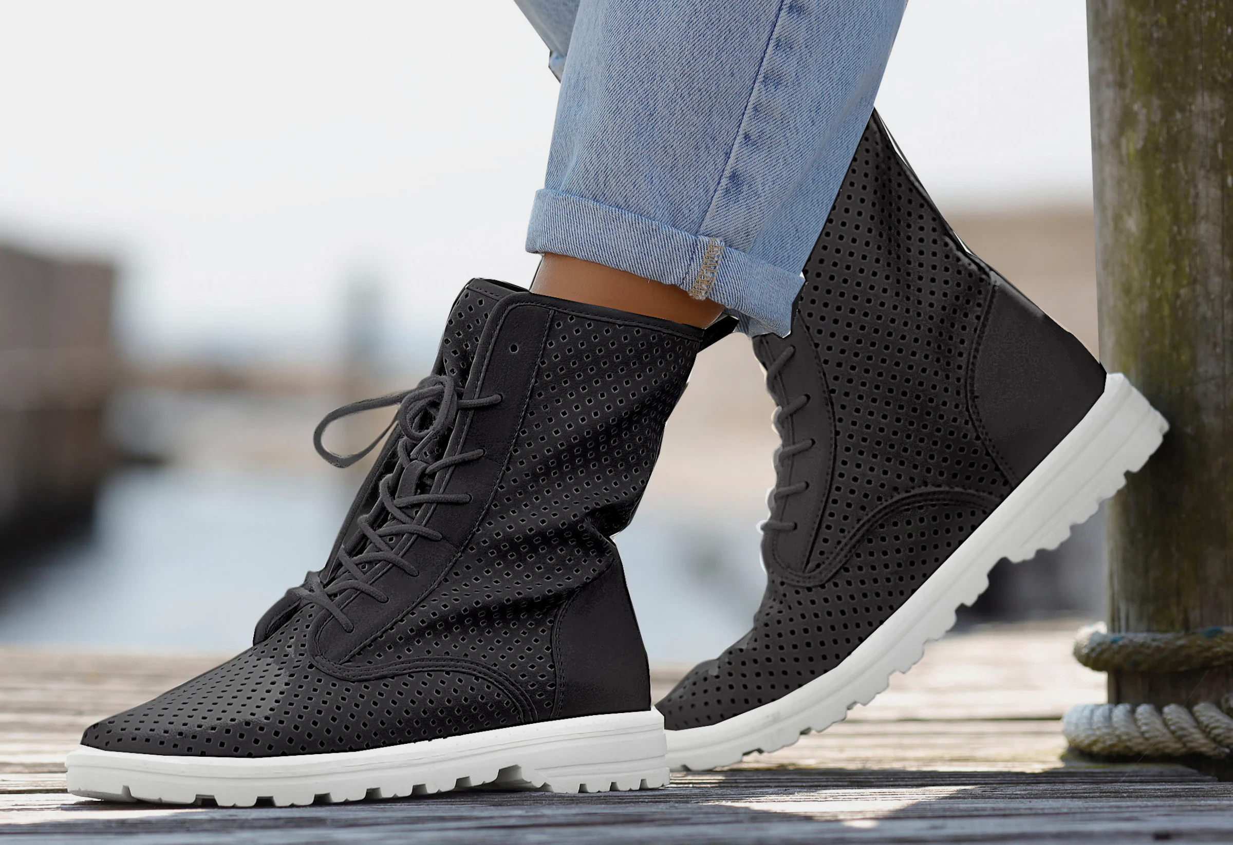 Schnürstiefelette