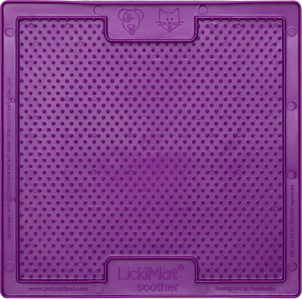LICKIMAT - Slikkemåtte - Cat Soother Purple 20X20Cm
