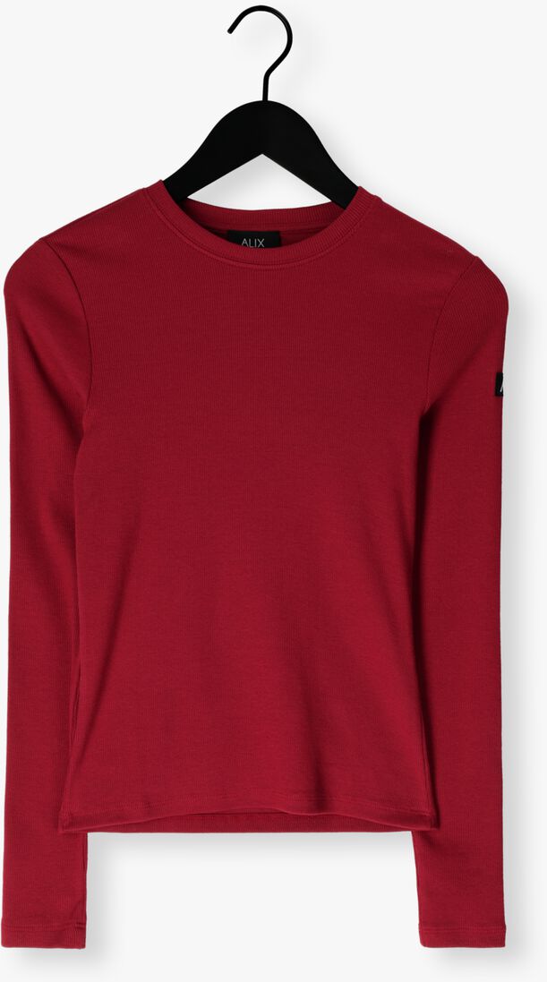 bordeaux alix the label tops & t-shirts ladies knitted longsleeve top