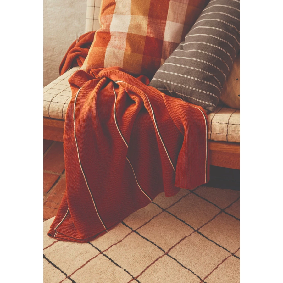 OYOY Decke Rivi Living Blanket Nutmeg