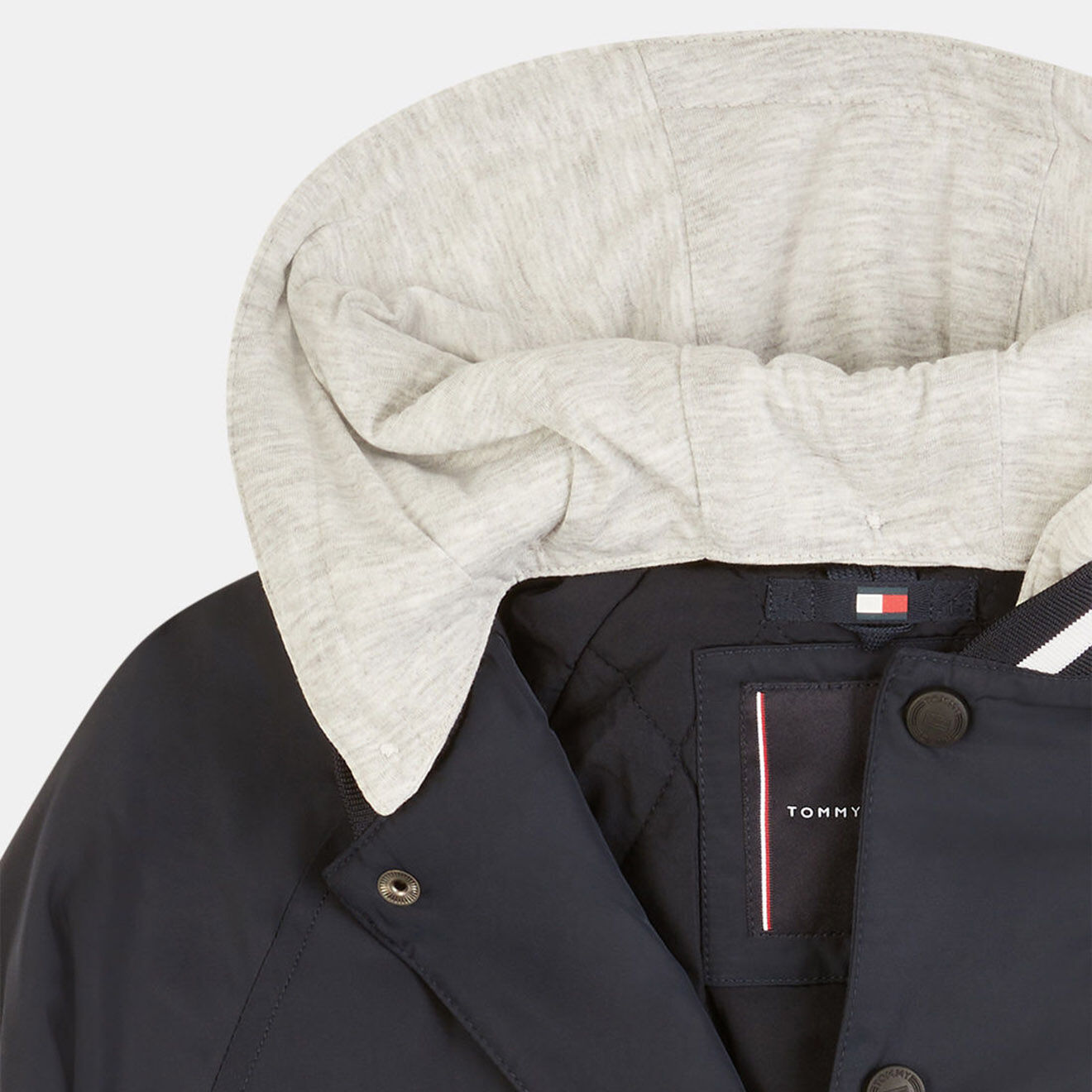 Tommy Hilfiger Blouson à capuche bomber bleu marine