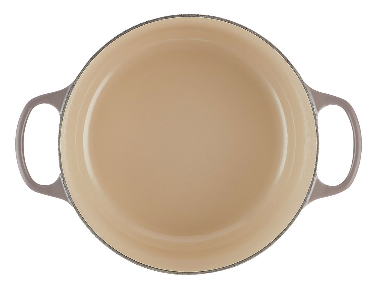 LE CREUSET Bräter Rund 26cm Flint SIGNATURE