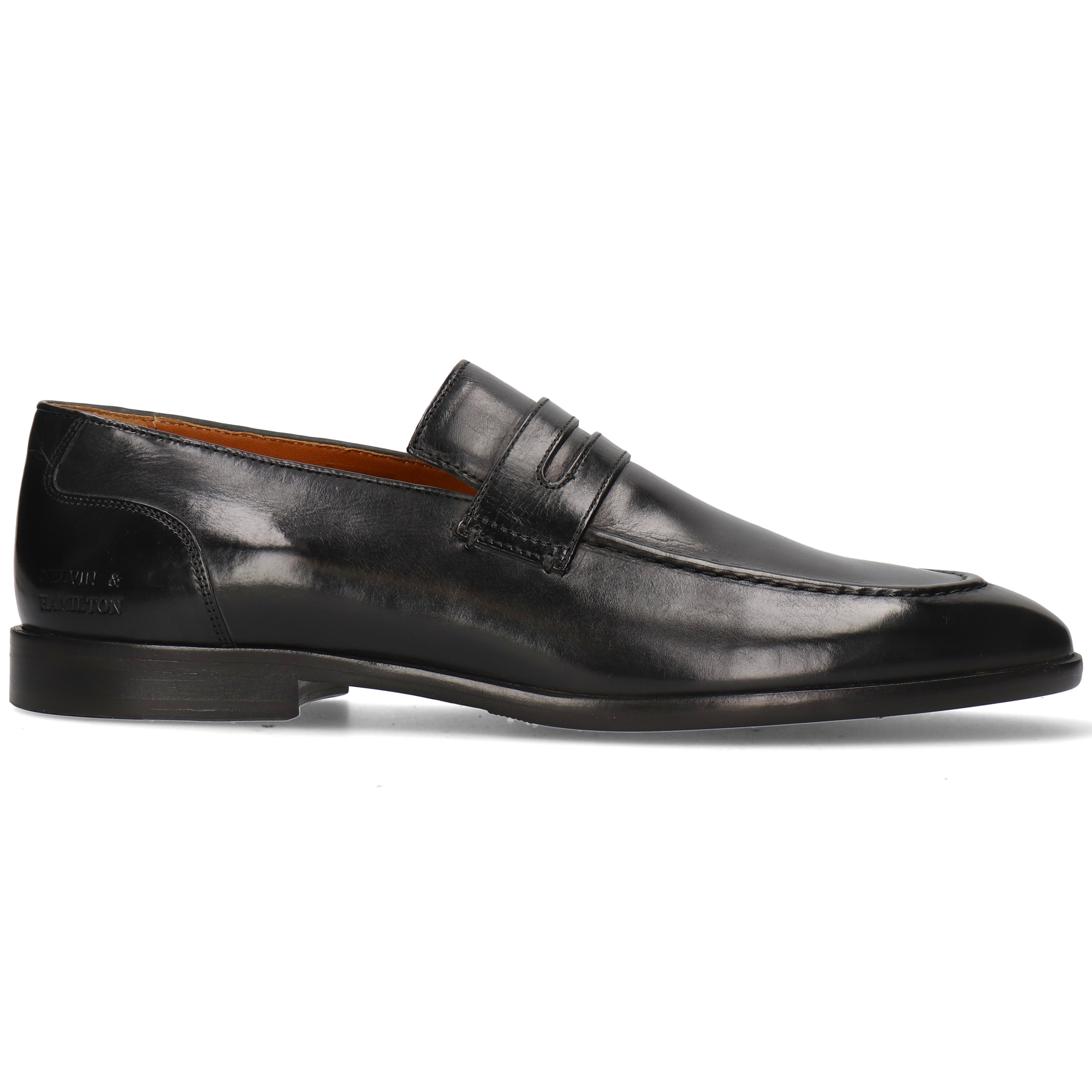 SANTO 4 - Mocassins en cuir | Noir