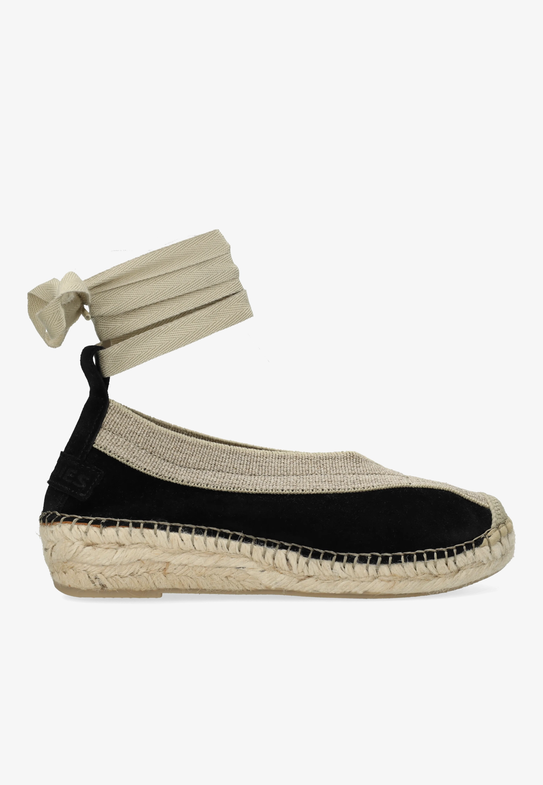 PALMA Kimono Espadrille suede Black