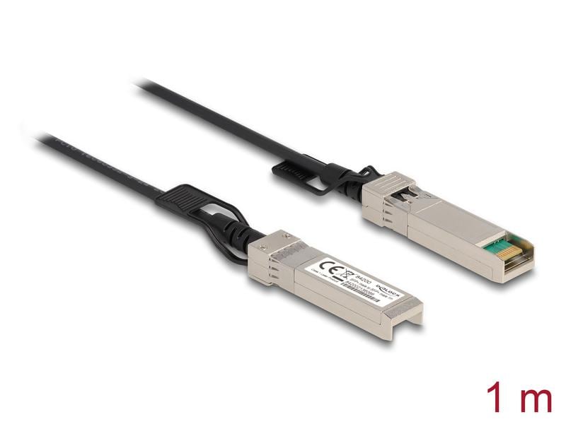 Delock Direct Attach Kabel SFP /SFP  1 m Delock Kabel Twinax SFP  Stecker zu SFP  Stecker 1 m