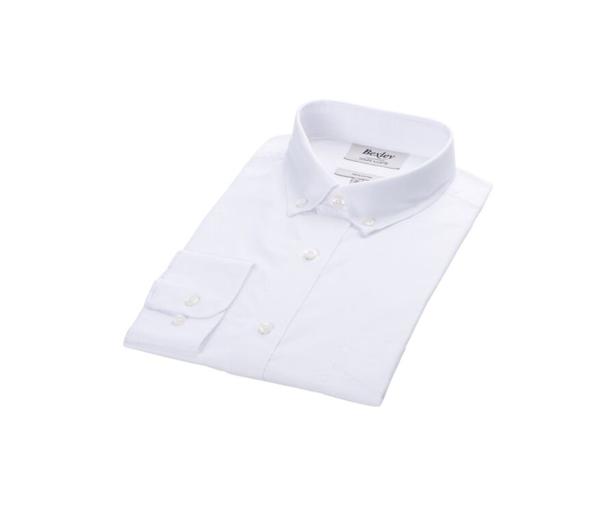 Chemise Blanche 100% coton - Col américain - EVHAN