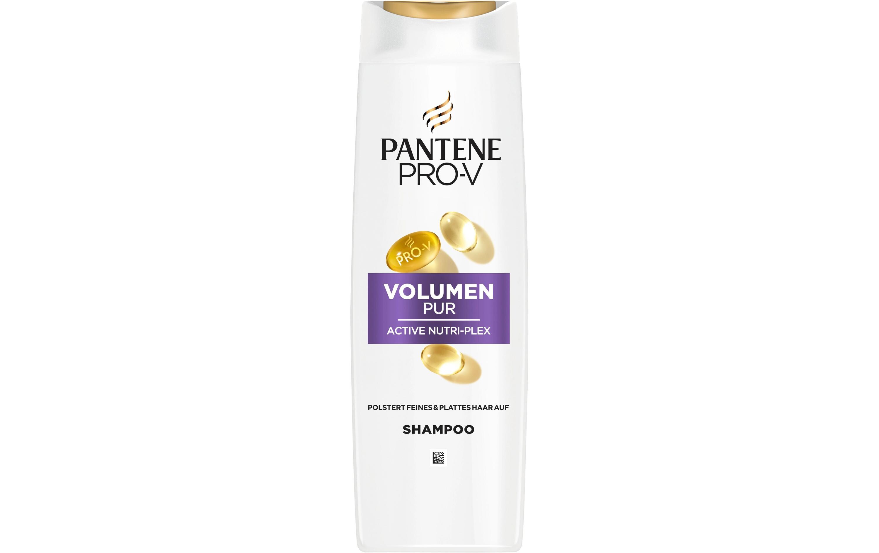 Shampoo Volumen Pur 500 mlHaarshampoo verleiht ein volleres Aussehen, schwerelosen Glanz und Geschmeidigkeit