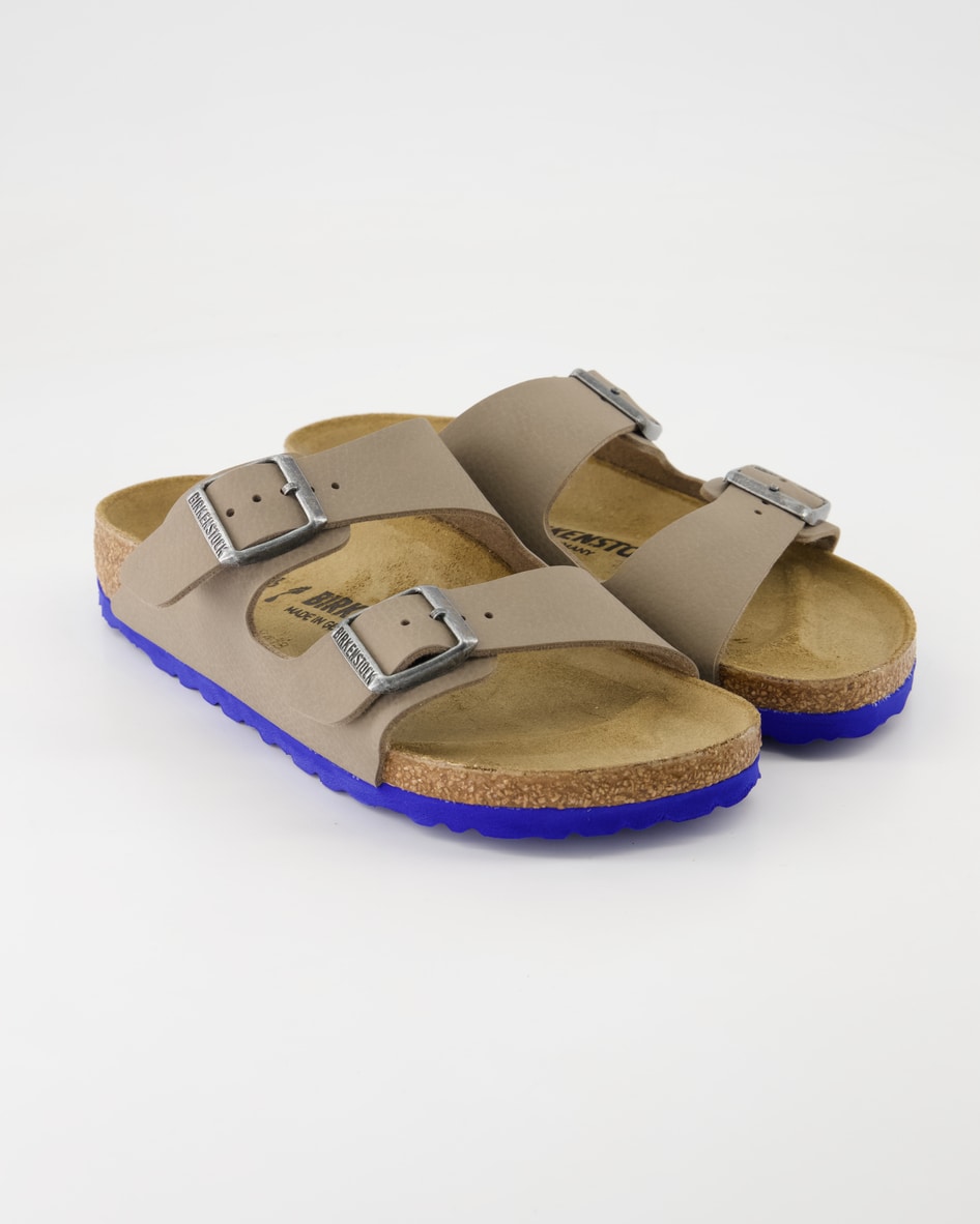 Birkenstock Arizona Kids BS Pantoletten in Beige