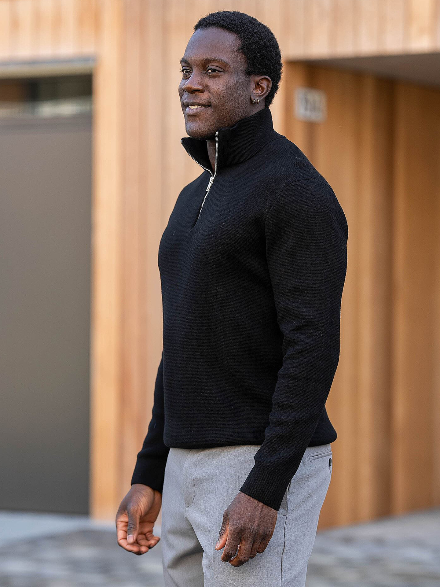 Milano Stitch Knit Half Zip