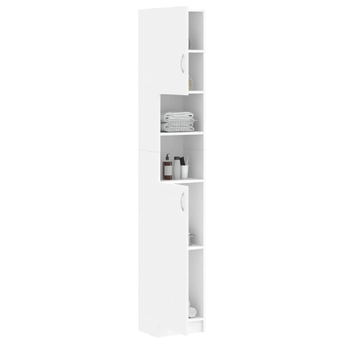 vidaXL Armoire salle de bain - Blanc