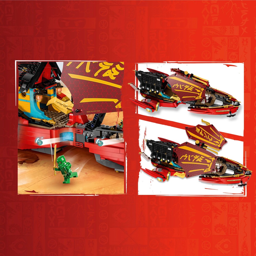 LEGO NINJAGO 71797 Destiny's Bounty – Wettlauf gegen die Zeit – Bauset