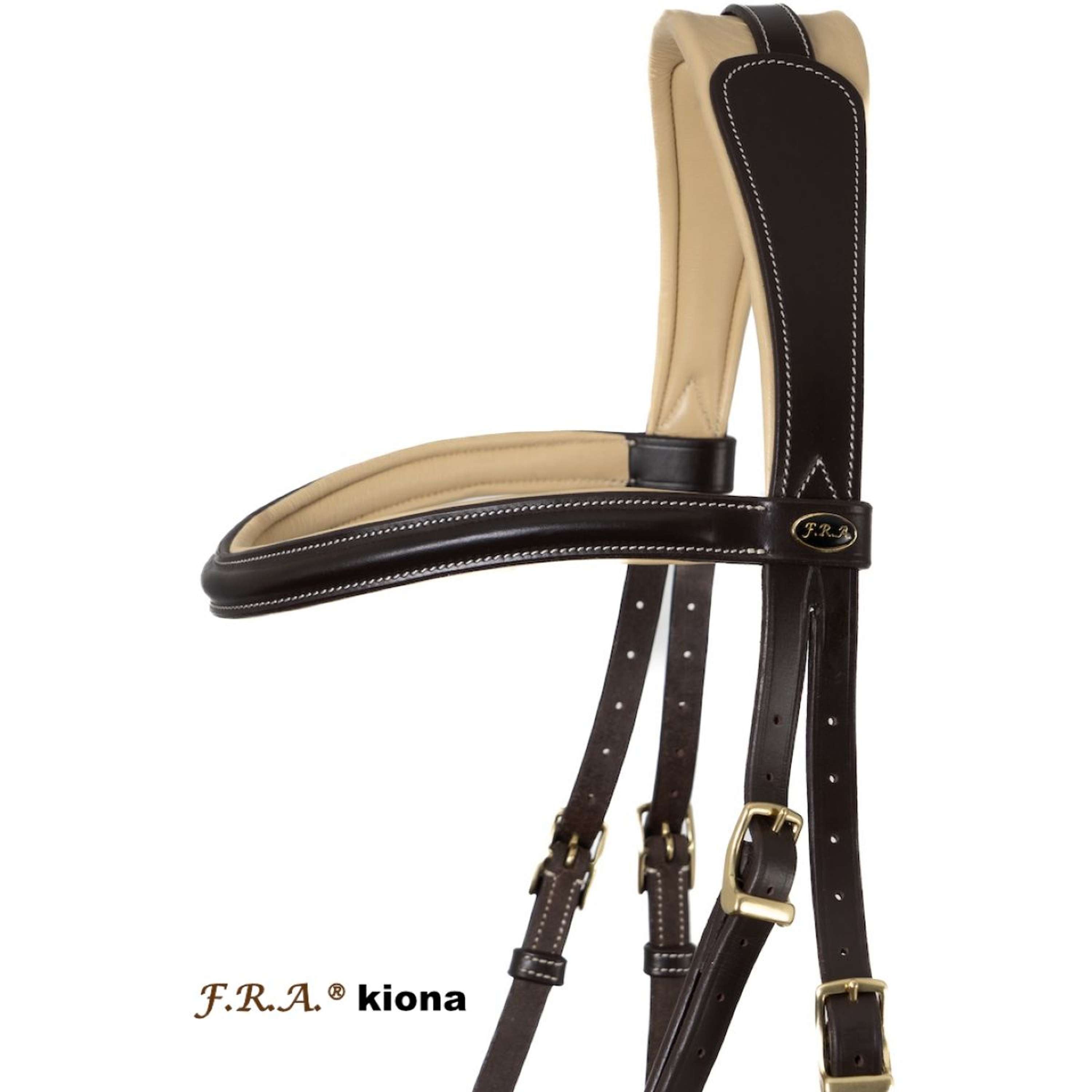 F.R.A. Bitloos Hoofdstel Kiona Bruin/Beige