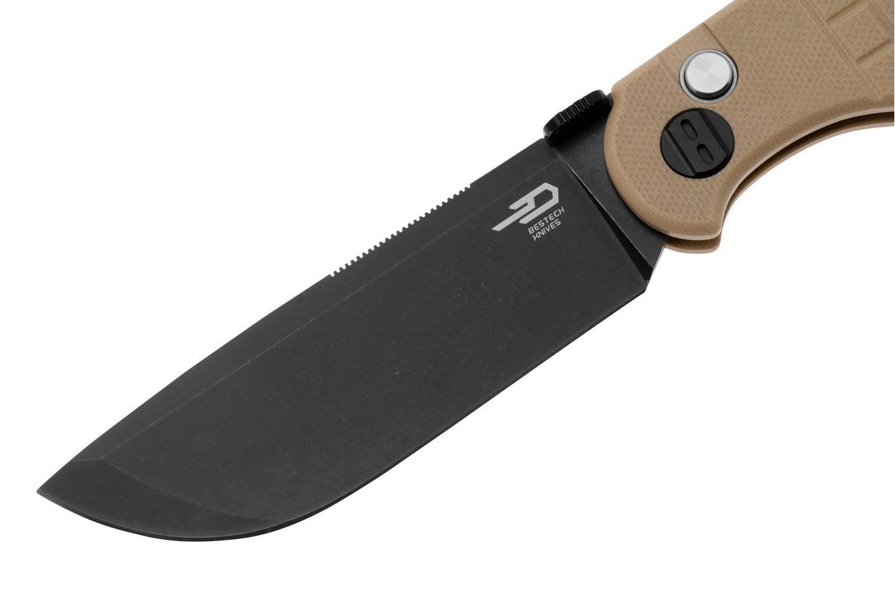 Bestech Glok BG55C Blackwashed Khaki G10, zakmes, Keanu Alfaro Design