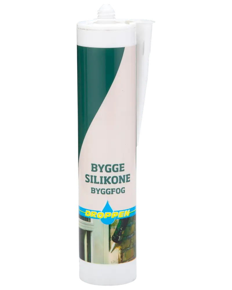 Droppen Byggesilikone 300 ml - hvid