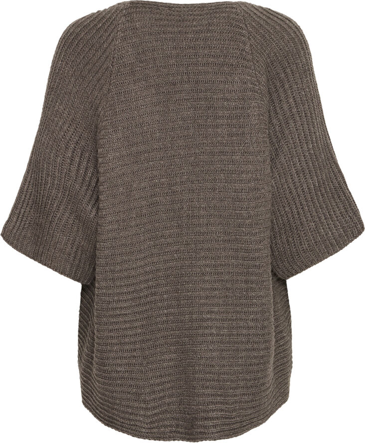 Sorbet SBCARLY CARDIGAN Chocolate brown