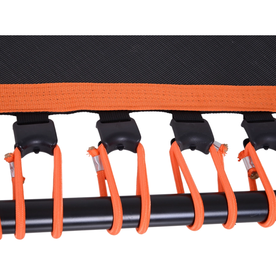 HOMCOM Fitness-Trampolin mit Haltegriff schwarz, orange