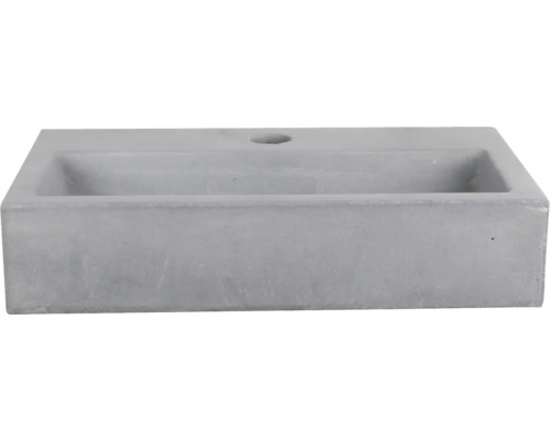 Verschil Handwasbak Plat 38 x 24 cm grijs met coating 38.005.38