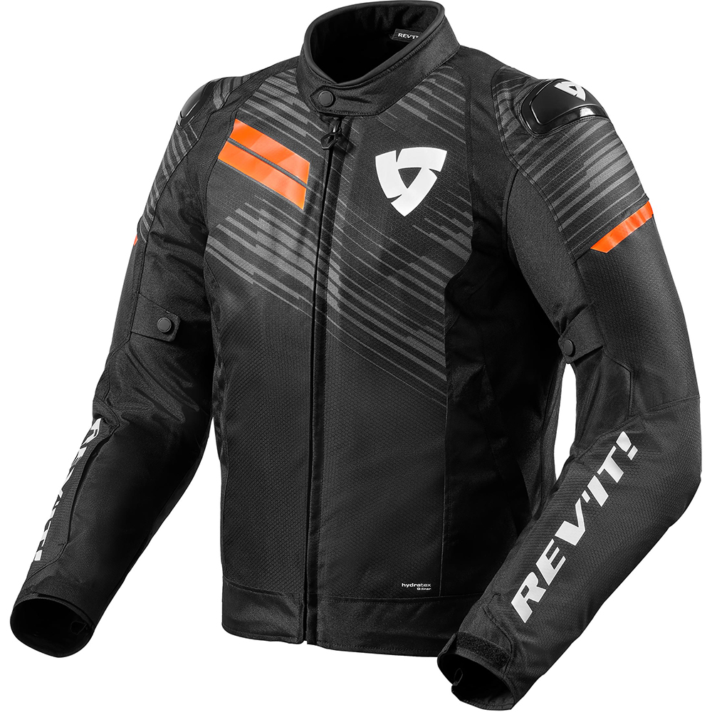 Rev'it - Blouson Apex H2O Noir / Orange fluo