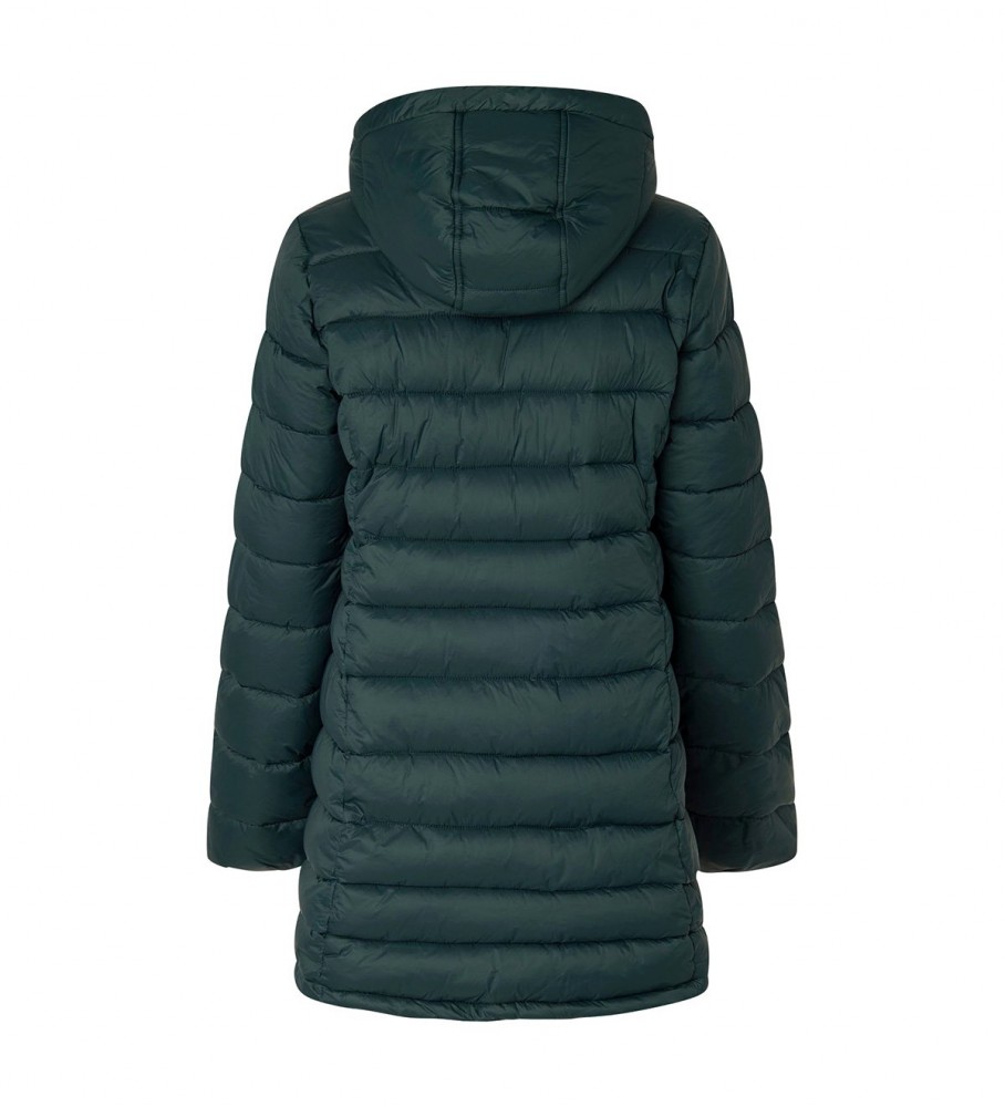 Casaco longo verde Maddie da Pepe Jeans