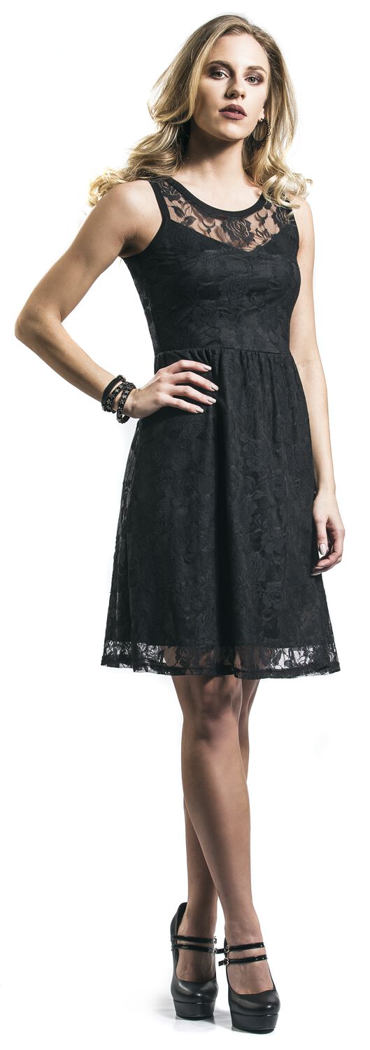 Robe Sans Manches Dentelle | Gothicana by EMP Robe mi-longue