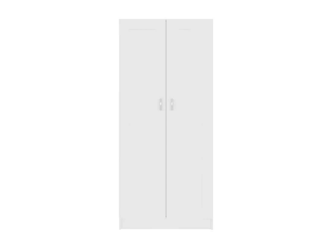 Bibliothèque Blanc 82,5x30,5x185,5 cm Bois d'ingénierie