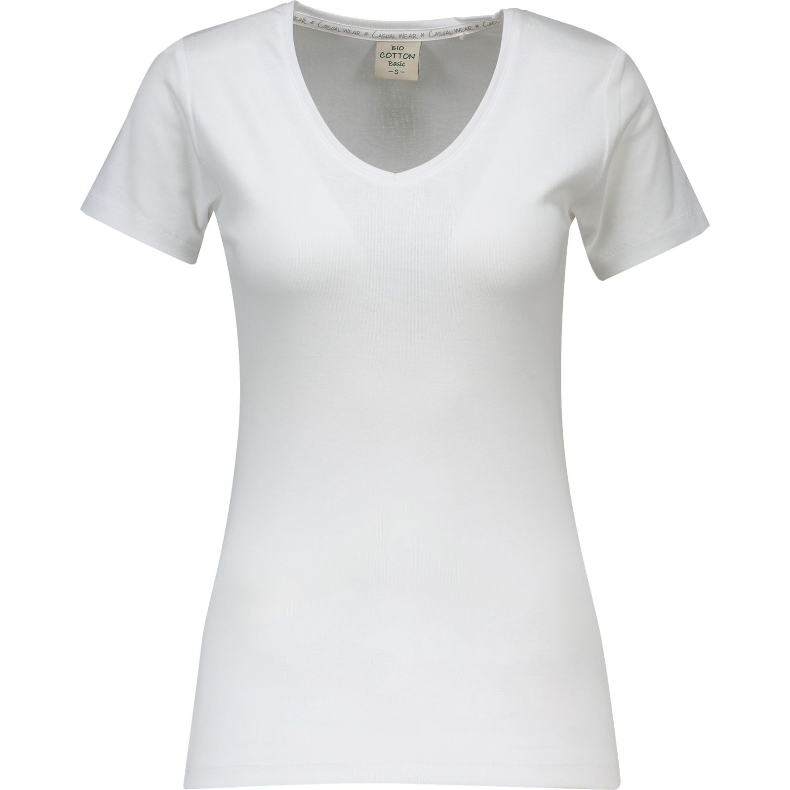 Damen-T-Shirt V-Neck kurzarm