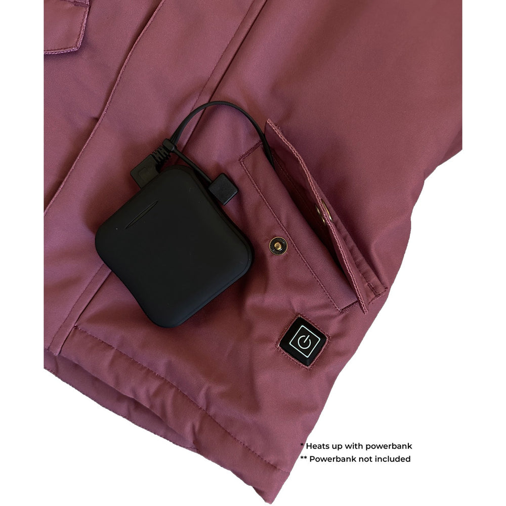 Køb Mikk-Line Rose Brown Heating Jakke