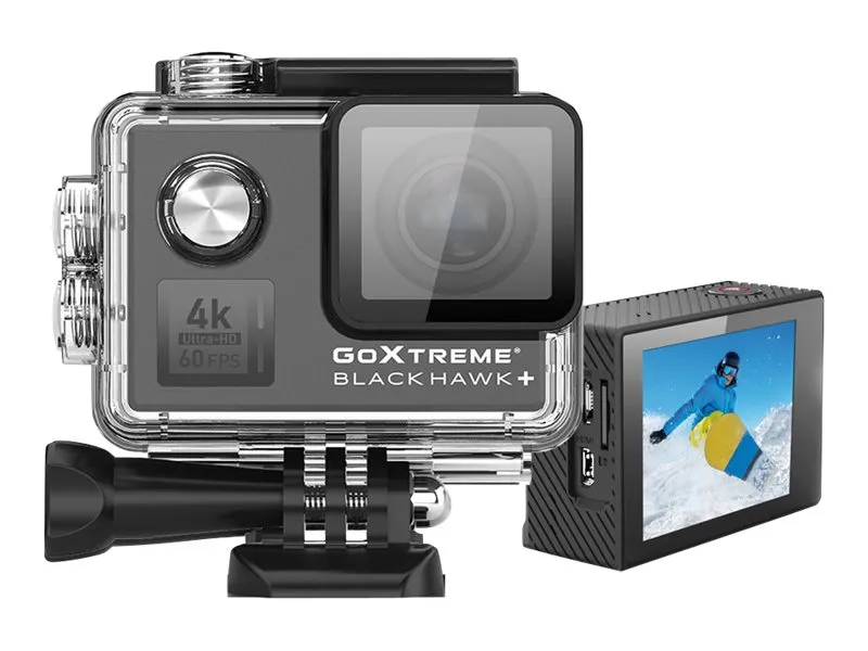 Easypix GoXtreme BlackHawk  4K - Action-kamera - 4K / 60 fps - 12.0 MP - Wireless LAN - undervands op til 60 m