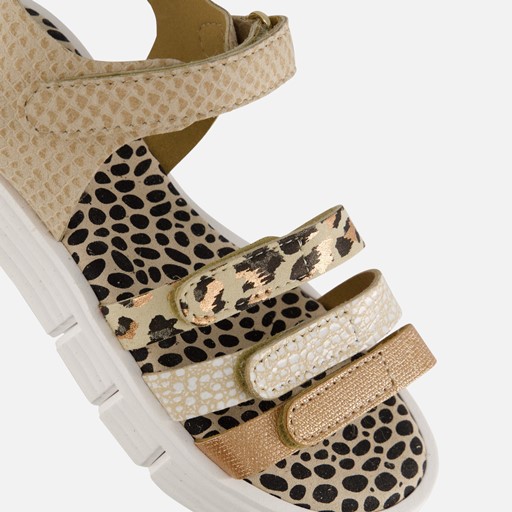 Develab Sandalen beige Leer