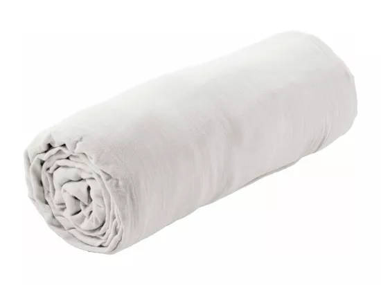 OUREA - Drap Housse 140x190cm Gaze de Coton Chantilly