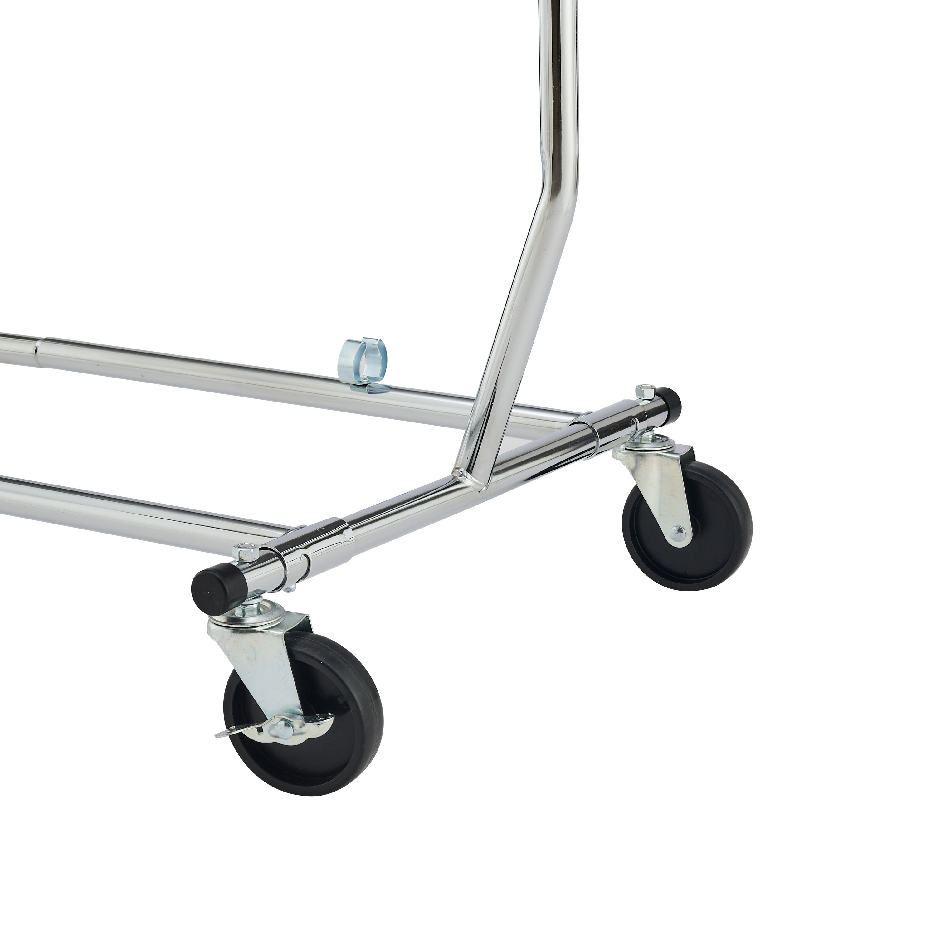 Kleiderständer 1 Stange bis 100 kg silber
