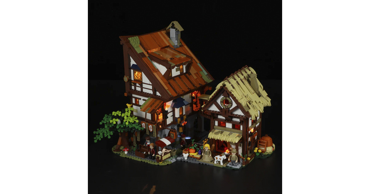 LumibricksMiddle Ages - Medieval Market Constructiespeelgoed  (F9015)