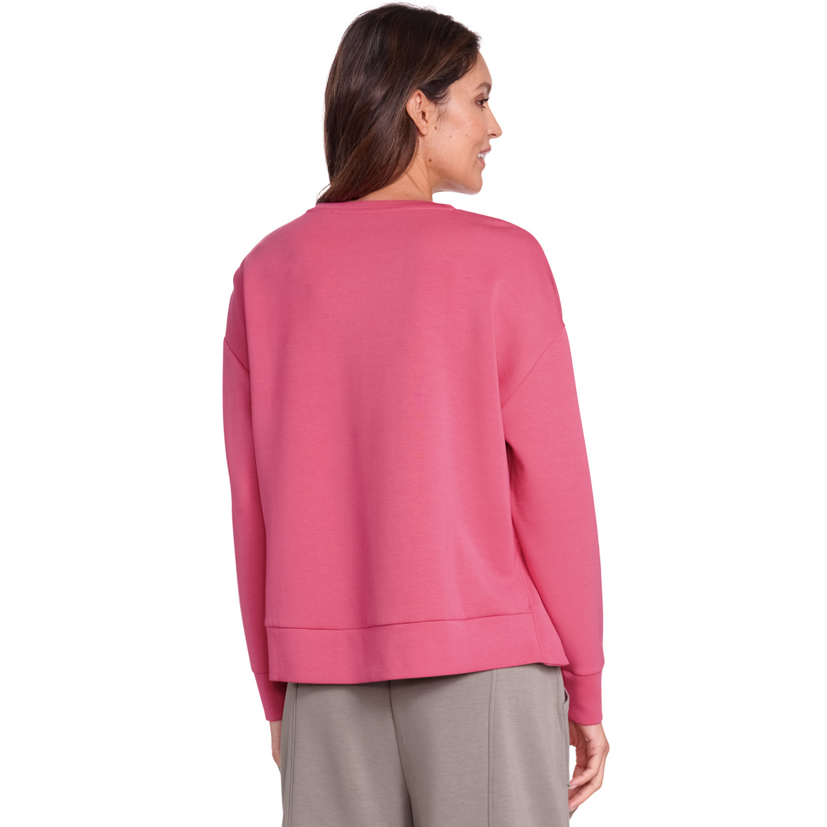 Gina Benotti Damen Sweatshirt aus Modal-Mix pink