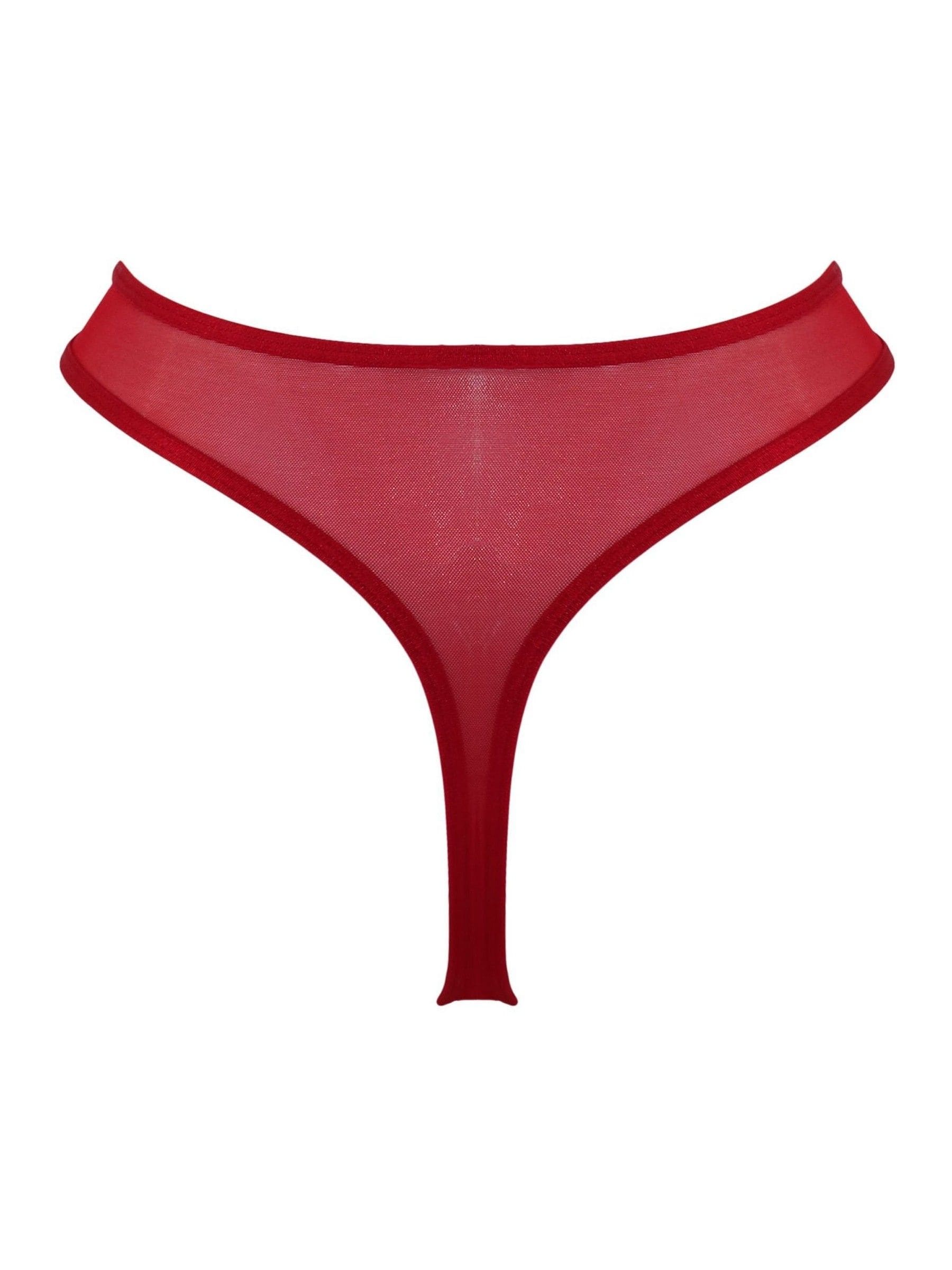 Pour Moi All Yours satijnen en mesh string