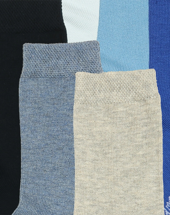 Socken UNI 6er-Pack in hellblau/marine/grau