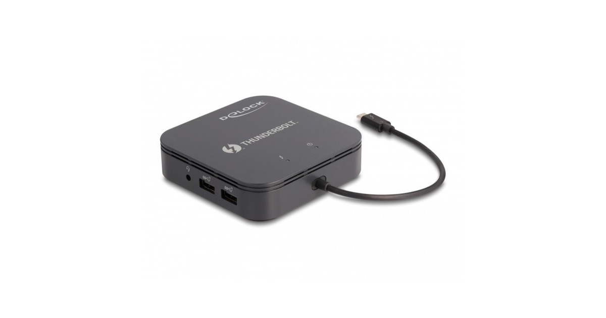 DeLOCKThunderbolt 3 Mini Dockingstation 8K  (Zwart)