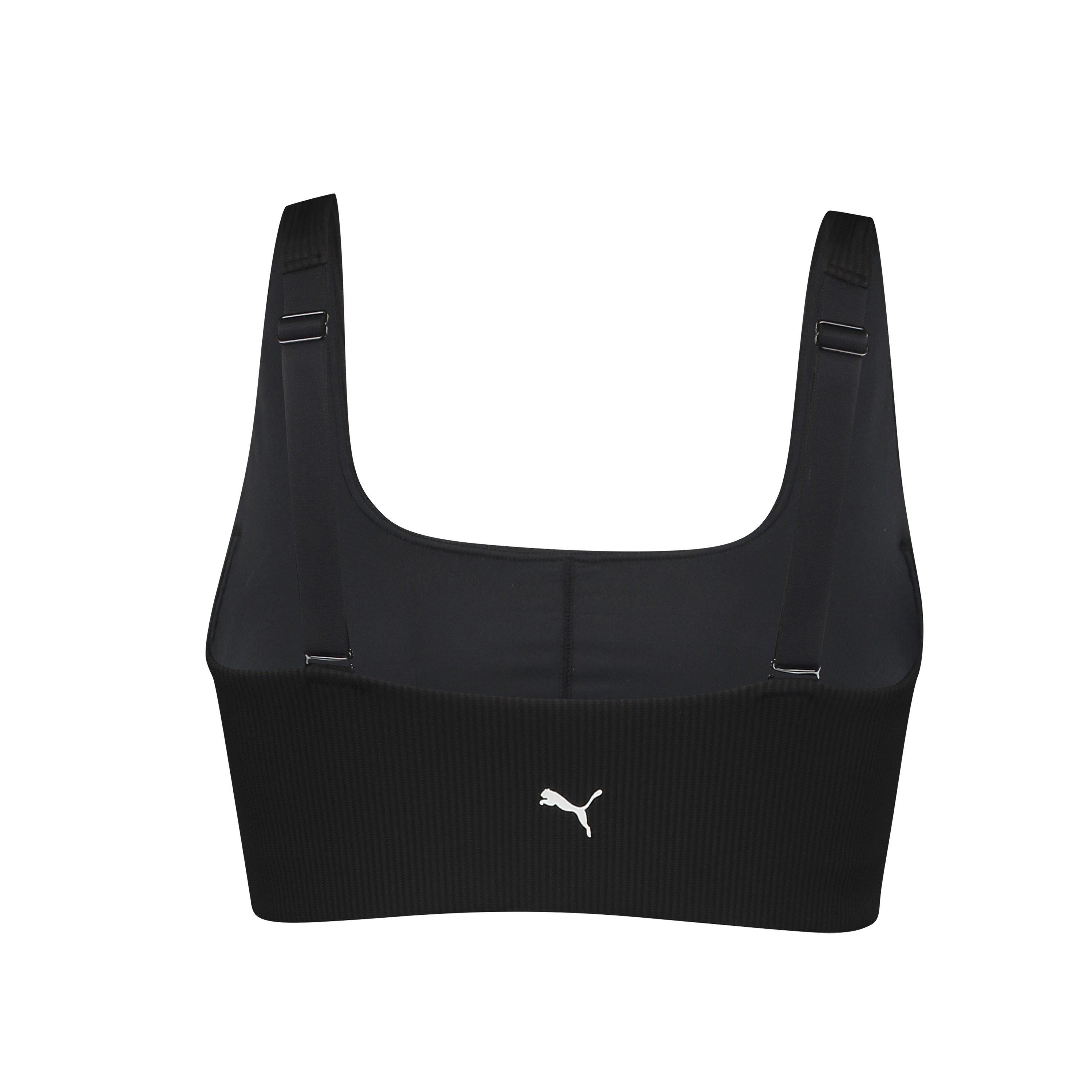 Puma Ribbed Scoop Neck Bikini Top Womens