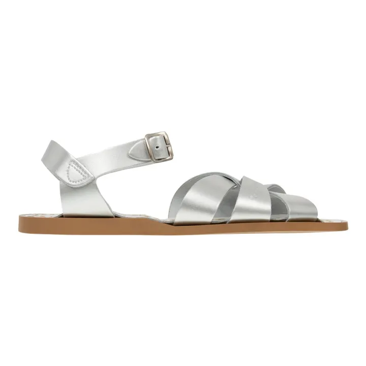 Salt-Water Sandales Cuir Waterproof Original | Argenté