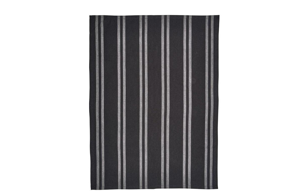 Geschirrtuch-Set Soft 2 Stück, Grau/SchwarzGeschirrtuch 2er-Set