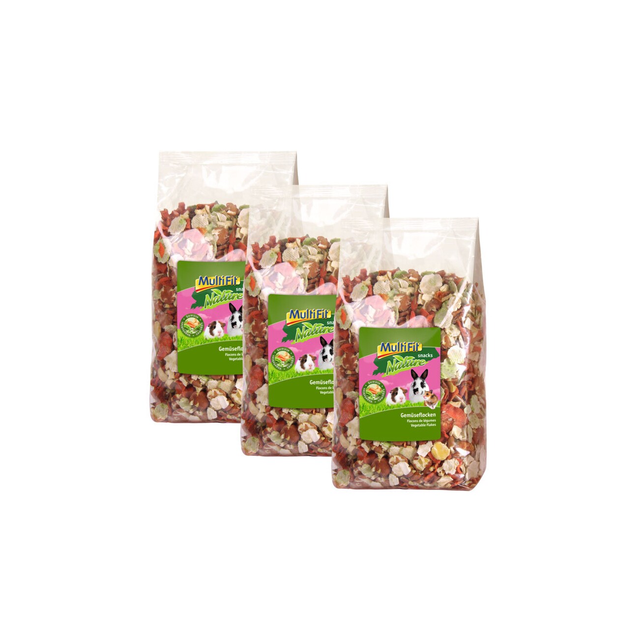 MultiFit Gemüseflocken 3x750g