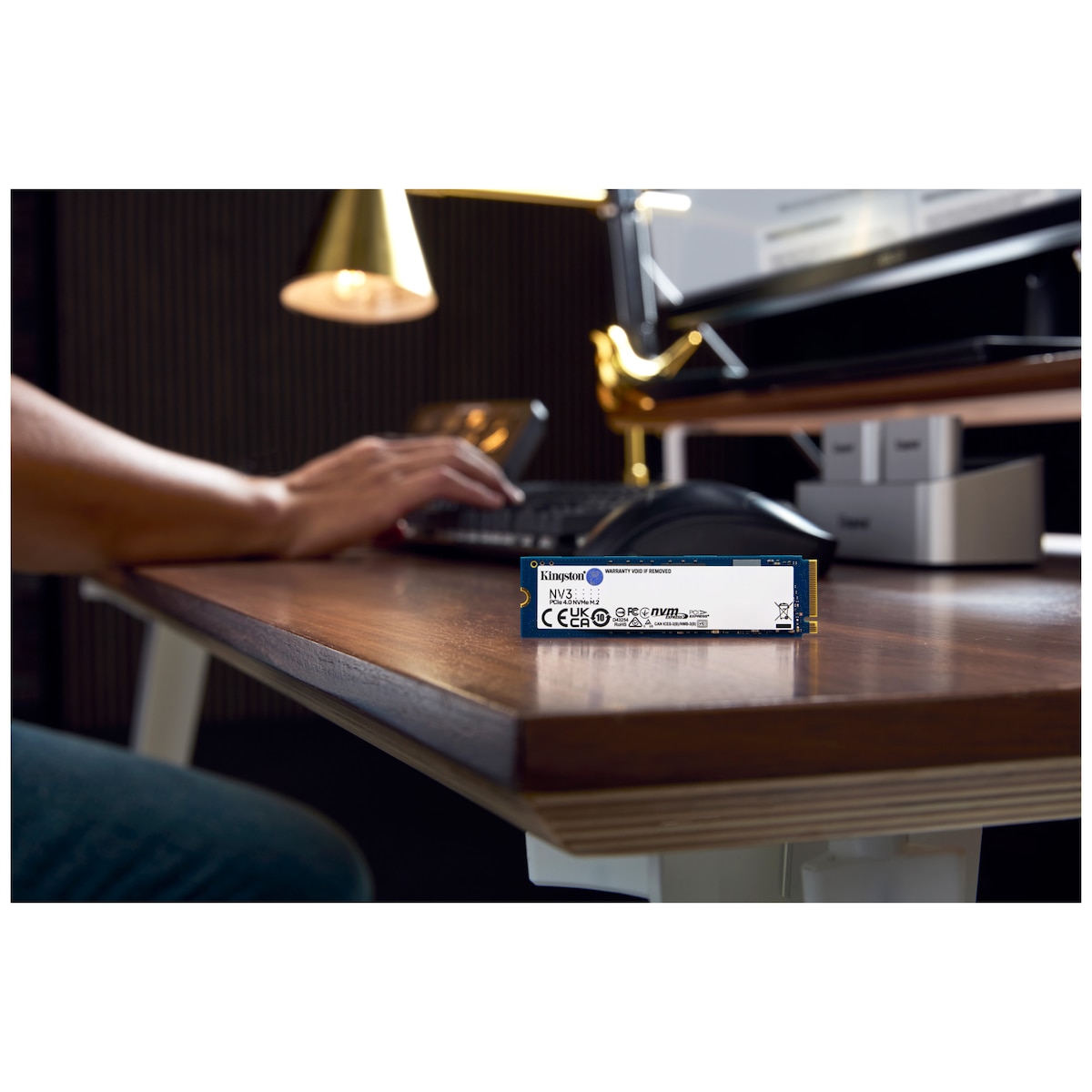 Kingston NV3 M.2 NVMe Gen 4 intern SSD (1TB)